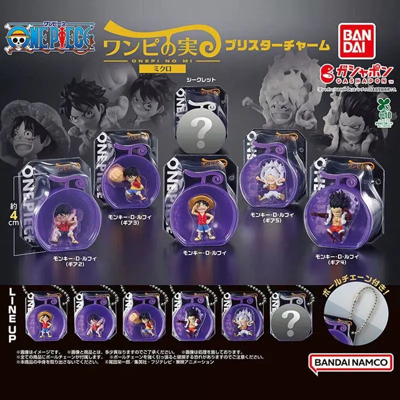 Bandai One Piece Onepi no Mi Luffy Forms Mini Figure Charm Gashapon