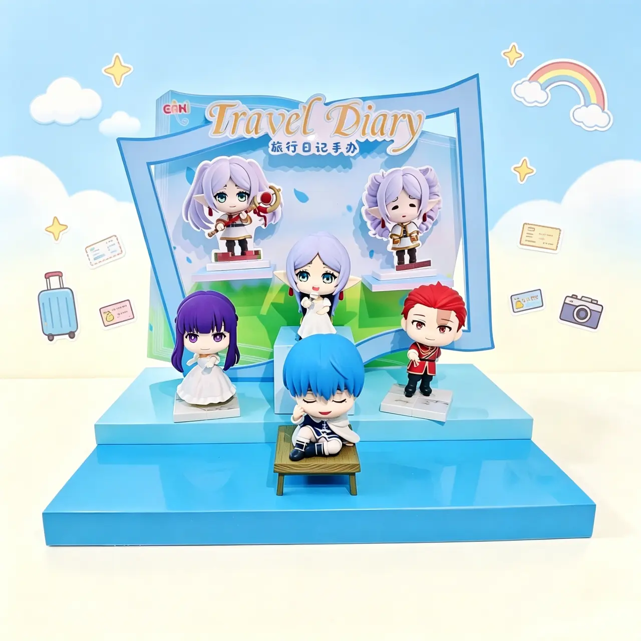 DISPLAY+ EAKI x Frieren: Beyond Journey’s End Travel Diary Chibi Figure Blind Box
