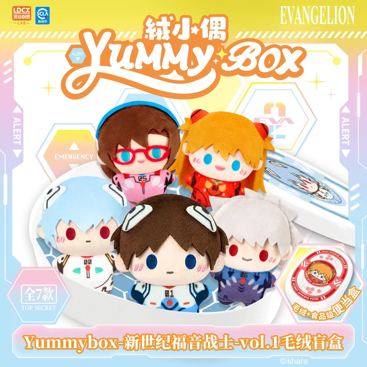 Neon Genesis Evangelion YummyBox Vol.1 Plush Bento Box Blind Box (Copy)