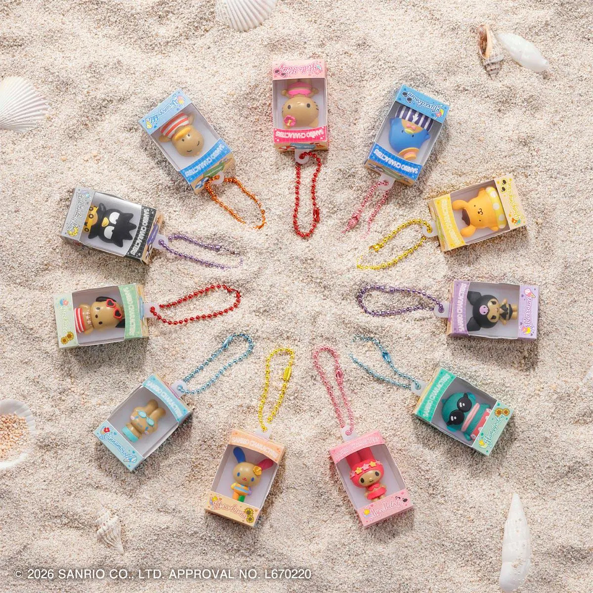 BANDAI Sanrio Characters CHOCO BOX Candy Toy Blind Box
