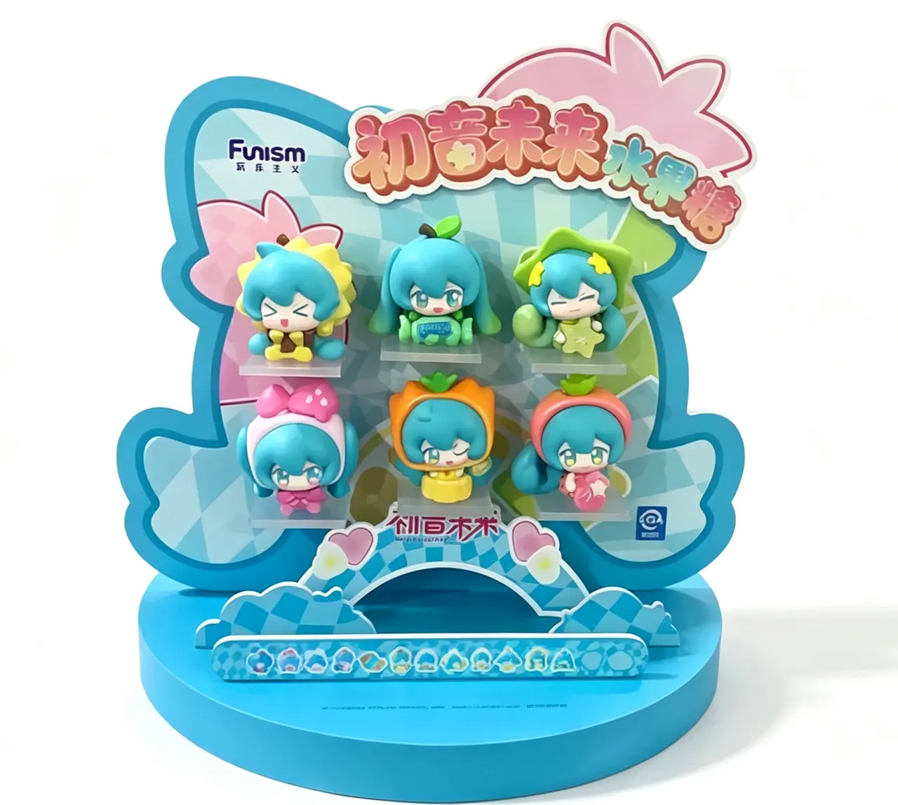 DISPLAY！Funism Hatsune Miku Fruit Candy Theme Mini Bean Figures Blind Box