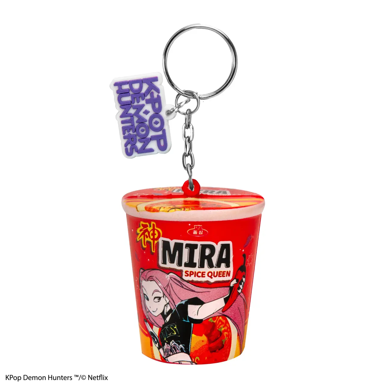 Mira Spice Queen Noodles Squishy Keychain