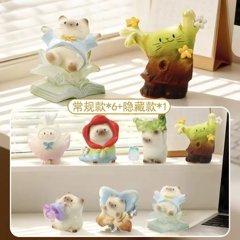 PAI Cat Whimsical Garden Series Resin Blind Box Figurines
