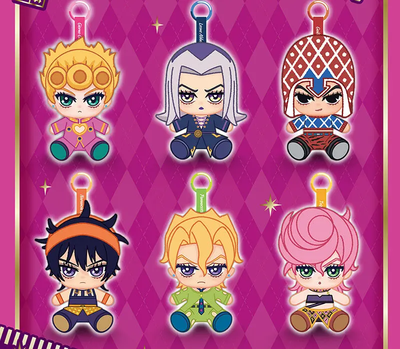 JoJo’s Bizarre Adventure Golden Wind Sitting Plush Doll Blind Box