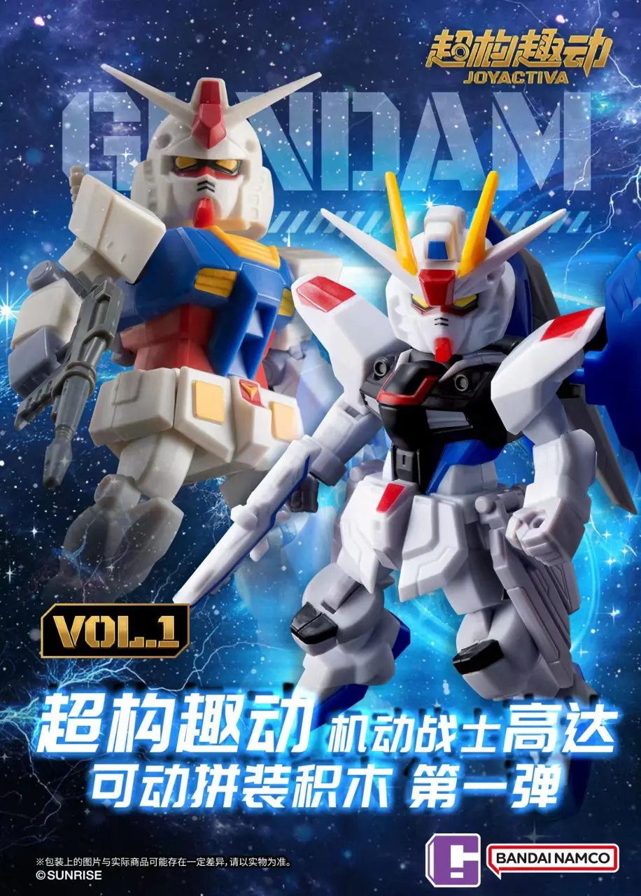 Bandai Namco Joyactiva Mobile Suit Gundam Vol.1 Assembly Model Blind Box
