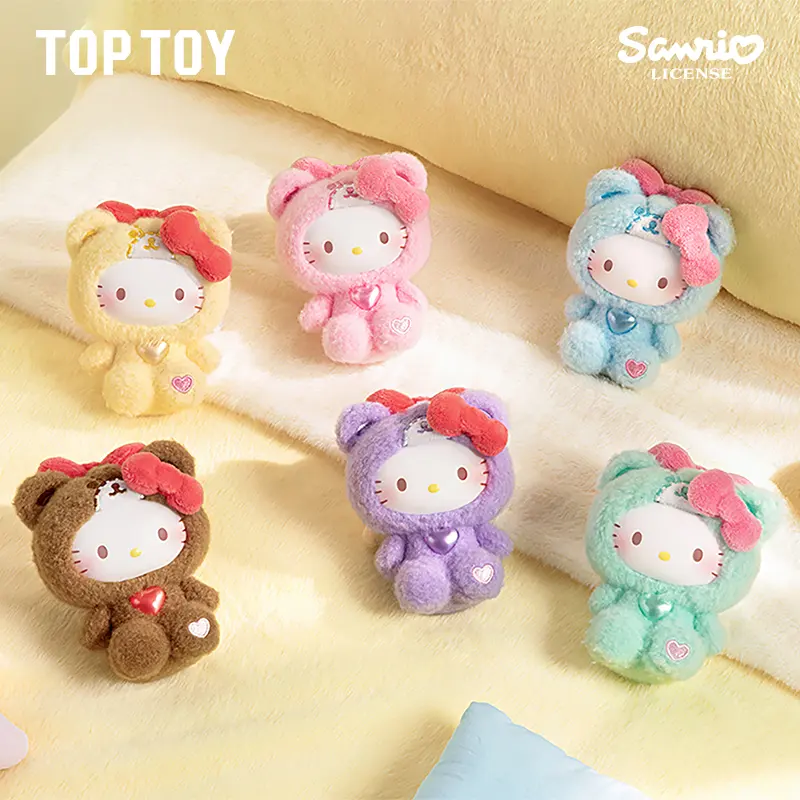 Hello Kitty Teddy Pajama Series Plush Blind Box