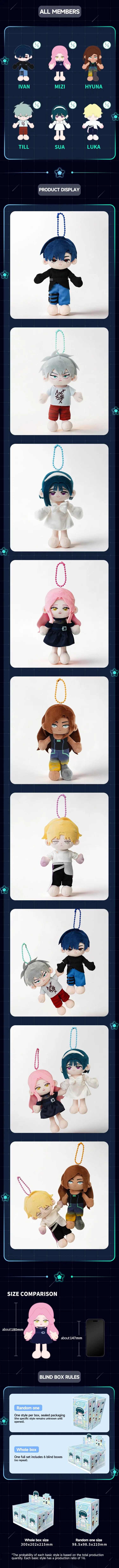 Alien Stage Freedom Stage Series Chuichui Style Plush Blind Box