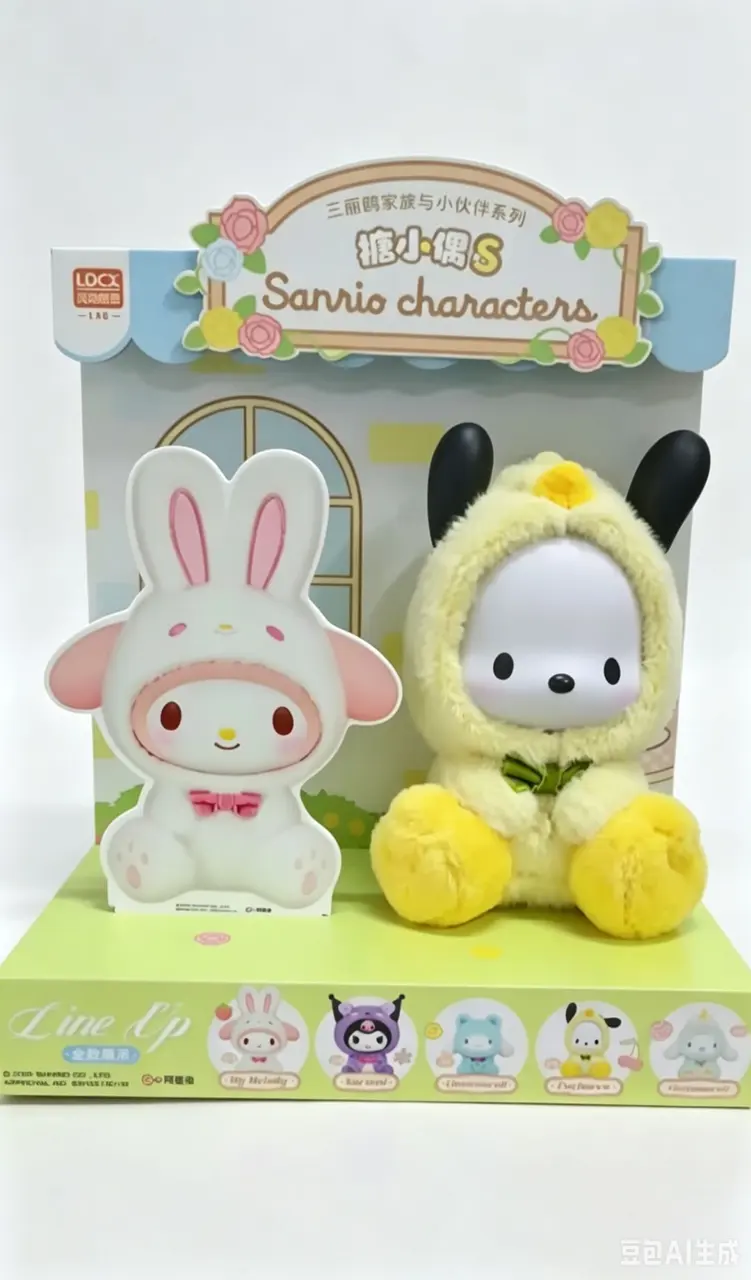 Display LDCX Lab x Sanrio Characters and Friends Series Vinyl Plush Blind Box