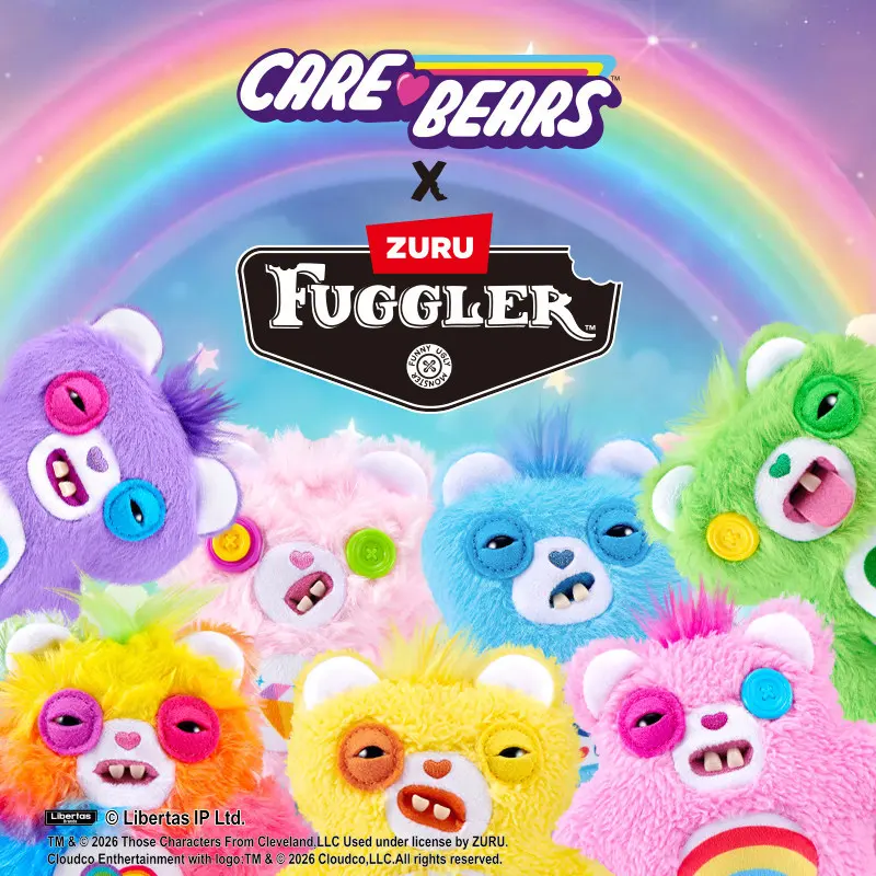 Fuggler Love Heart Bear Monster Plush Keychain Blind Box