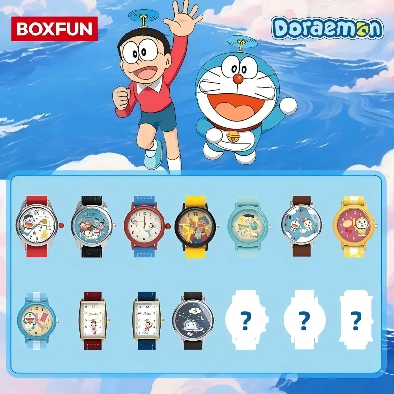 BOXFUN Doraemon Themed Watch Blind Box – Collectible Wristwatch
