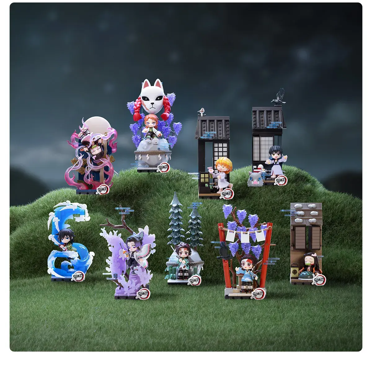 Demon Slayer Unwavering Resolve Arc Series Block Figures Blind Box