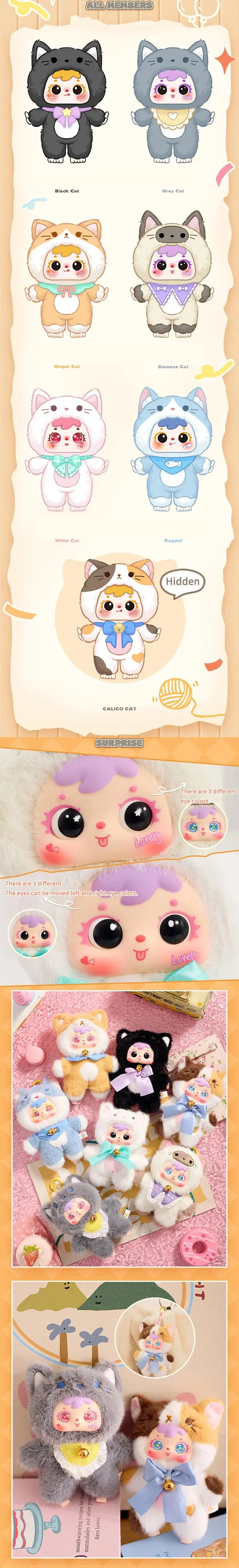 Samuel Little Cat Party Plush Blind Box Wholesale Official Product Image