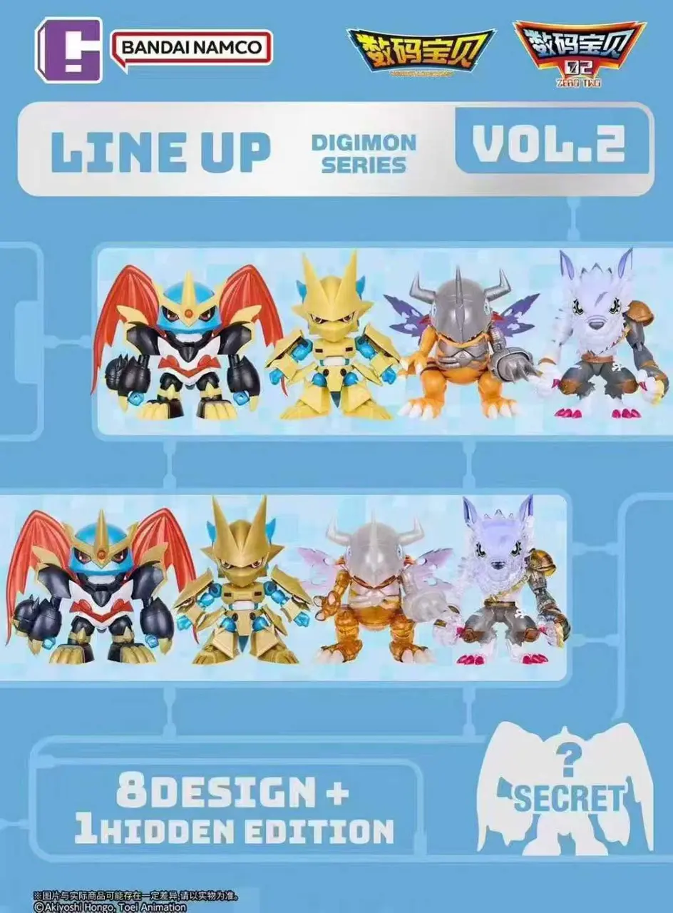 PLABAKO Digimon Blind Box Vol. 2