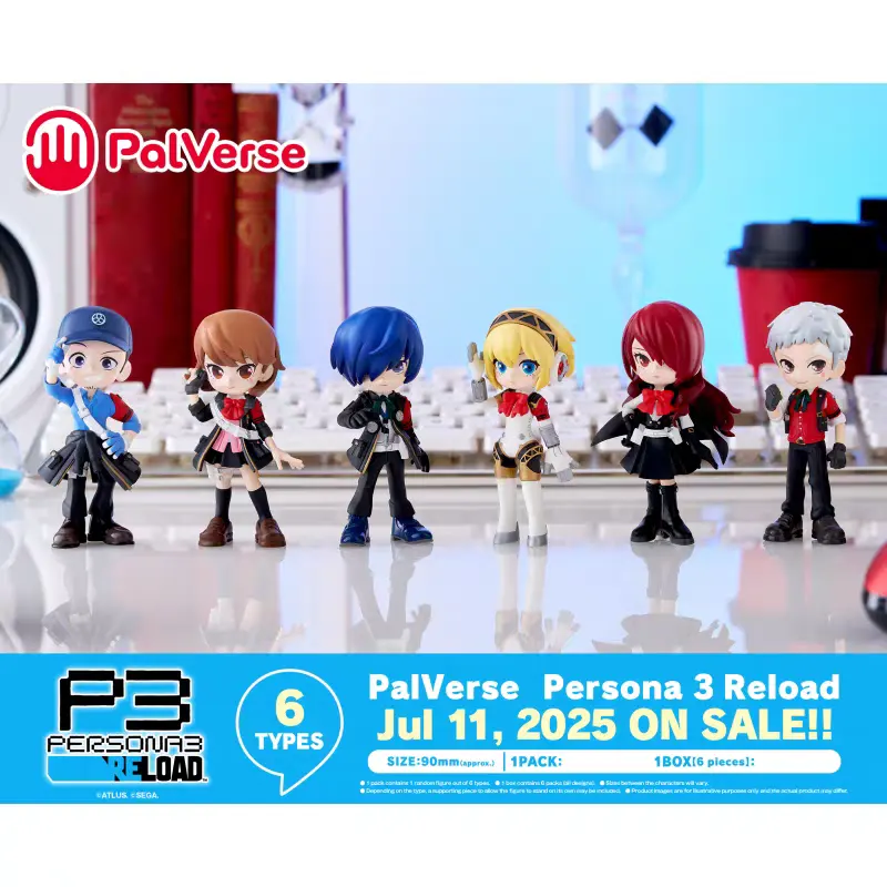 PalVerse Persona 3 Reload Q Version Chibi Figures Blind Box
