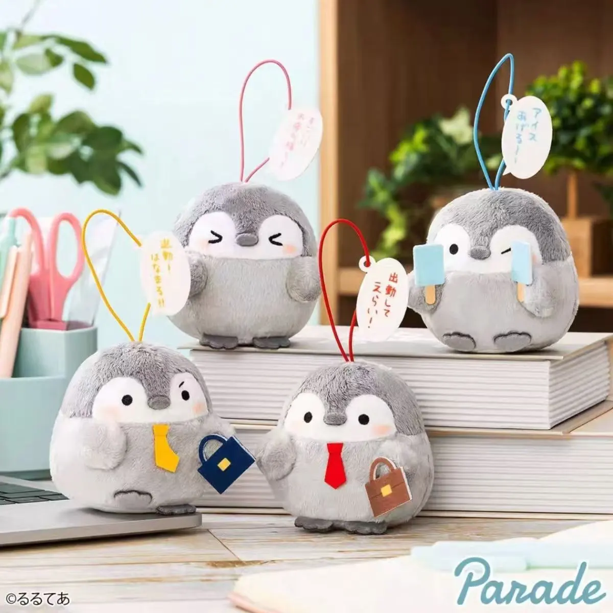 Japanese Koupenchan Positive Energy Penguin – Work Cheer-Up Line Series, Off-Duty Penguin Plush Charms