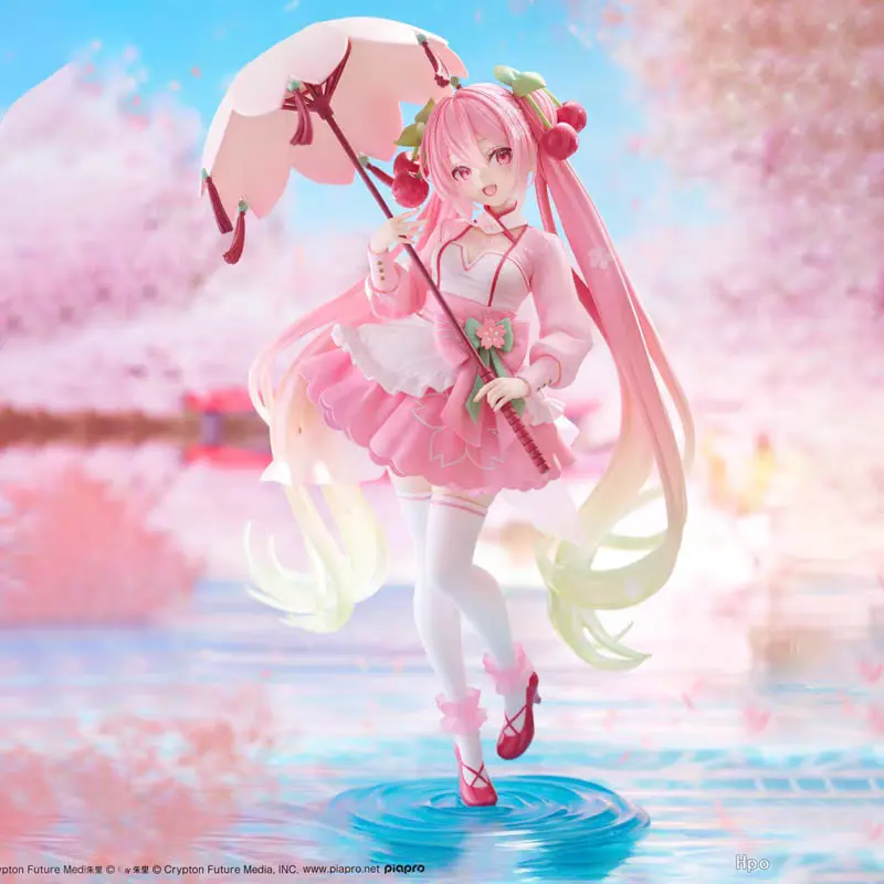 TAITO Hatsune Miku AMP+ Figure – Sakura Miku (Sakura Dress Ver.)