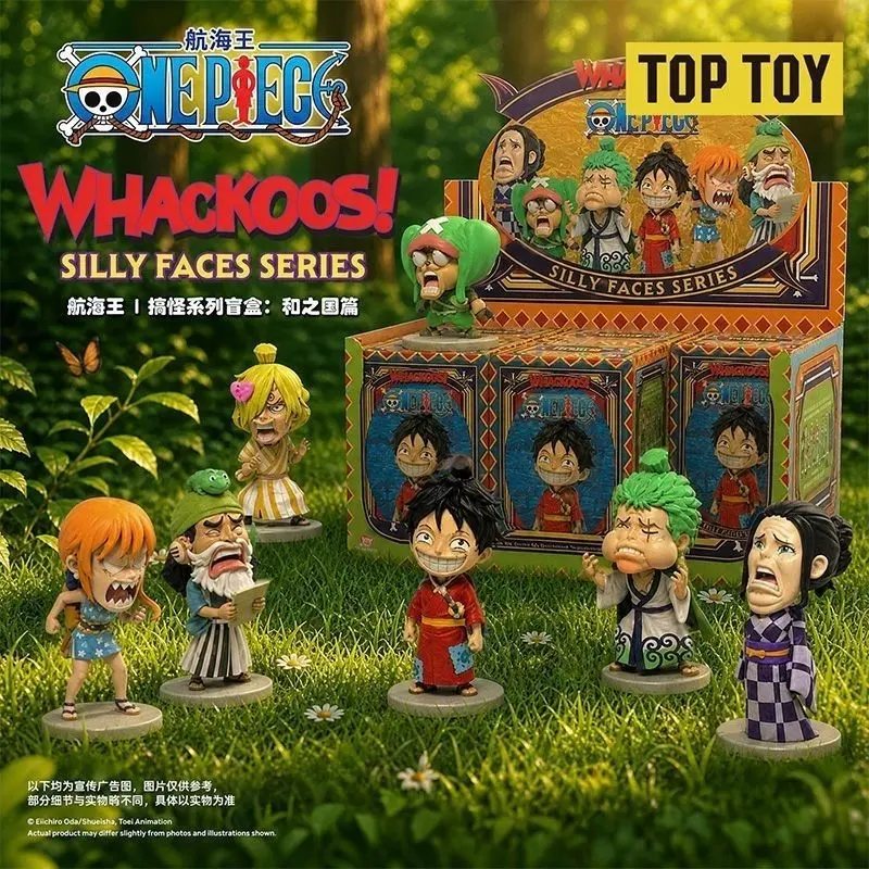 TOP TOY x One Piece Whackoos! Silly Faces Wano Country Blind Box Collectible Figure