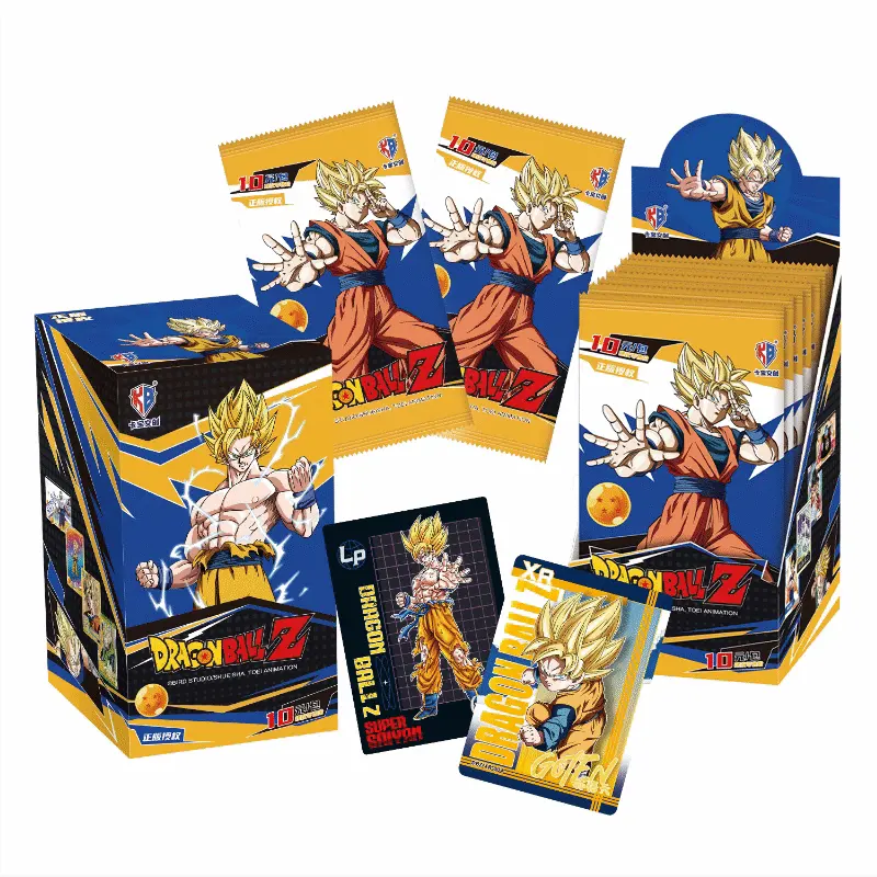 Kabao Dragon Ball Z Polaroid Style Trading Card Blind Packs Vol.1, Official Toei Licensed Super Saiyan Anime Collectible Photocards, 10 Packs Per Display Box