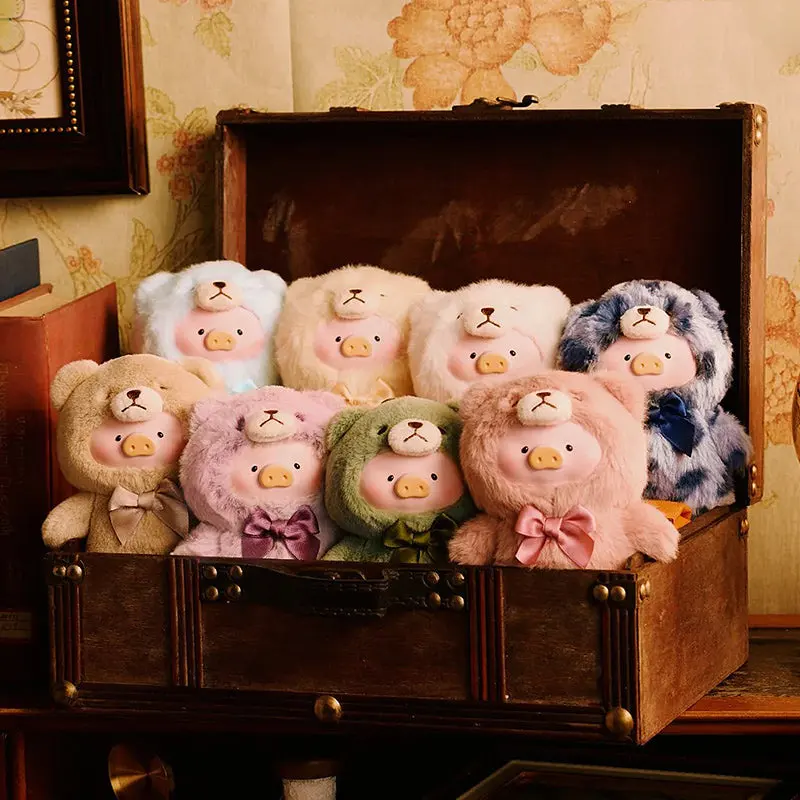 Lulu The Piggy Vintage Teddy Shop Vinyl Face Plush Pendant Blind Box
