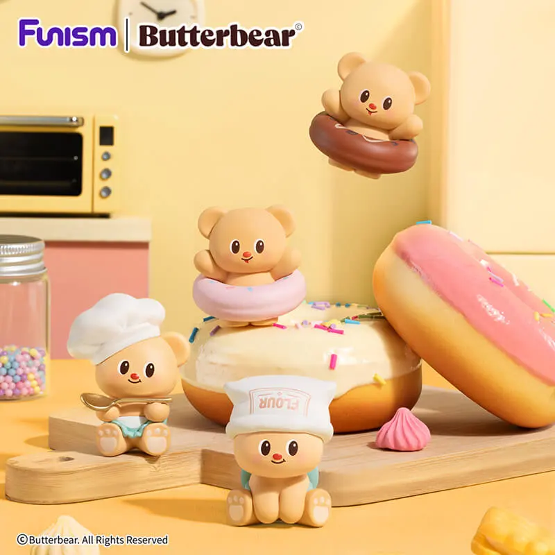Butterbear Baked with Love Series Cubby Face