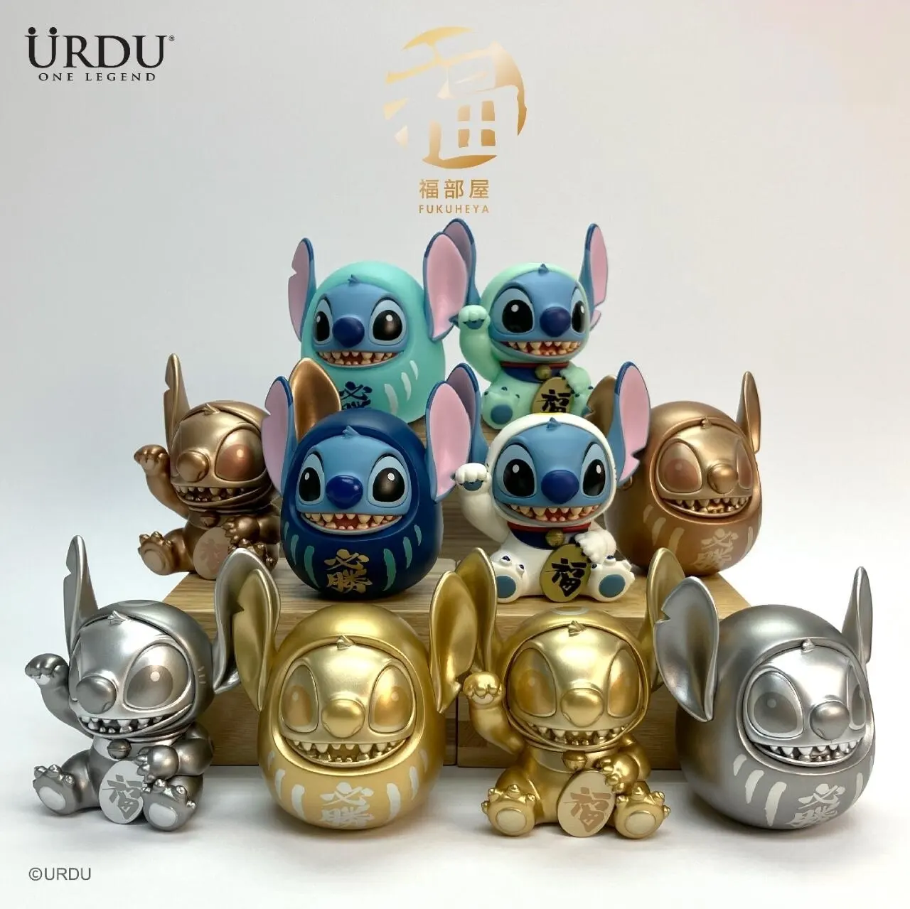 URDR X Stitch Fukuheya Lucky Series 2 Figure Blind Box 8pcs