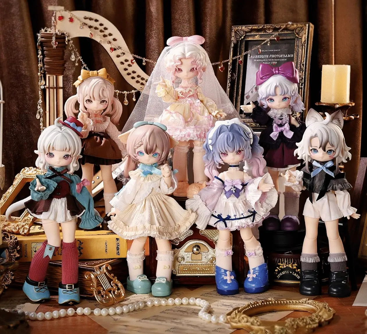CALEMBOU BJD Blind Box Misya Museum of the Weird Series 1/8 Action Figure BJD Single Box