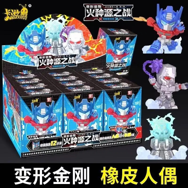 KAYOU Transformers Mini Eraser Figures Blind Box Vol.1 – 12PCS/Set Collectible Toys