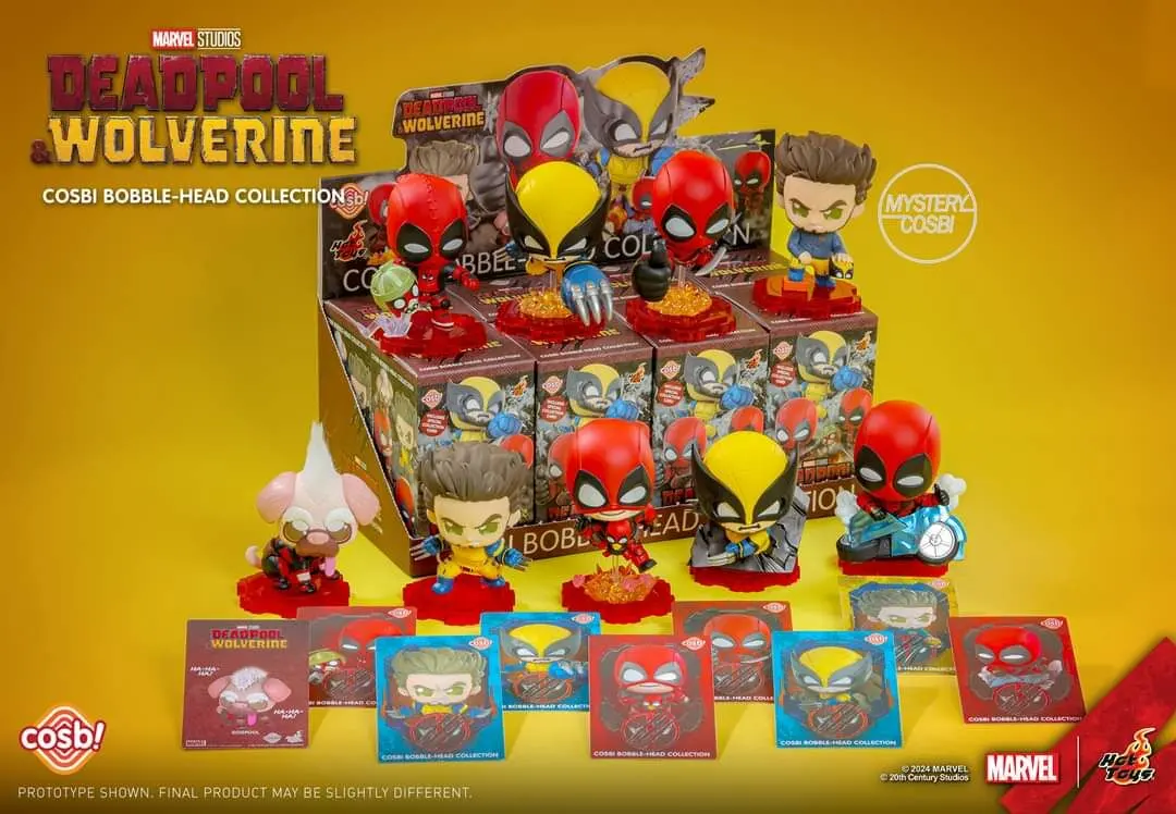 Hot Toys Deadpool & Wolverine – Deadpool & Wolverine Cosbi Bobble-Head Collection Blind Box
