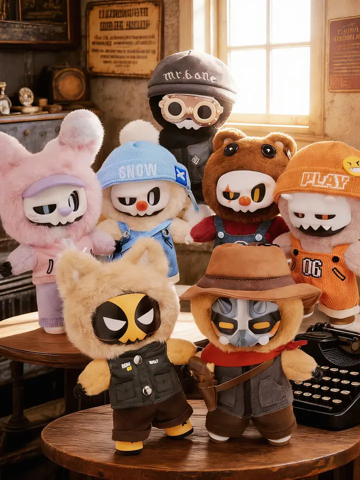 MR.BONE Plush Special Agent Squad Blind Box