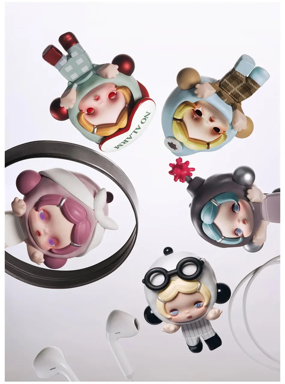 POP ATTACH 8 SKULLPANDA Off Mode Series Blind Box
