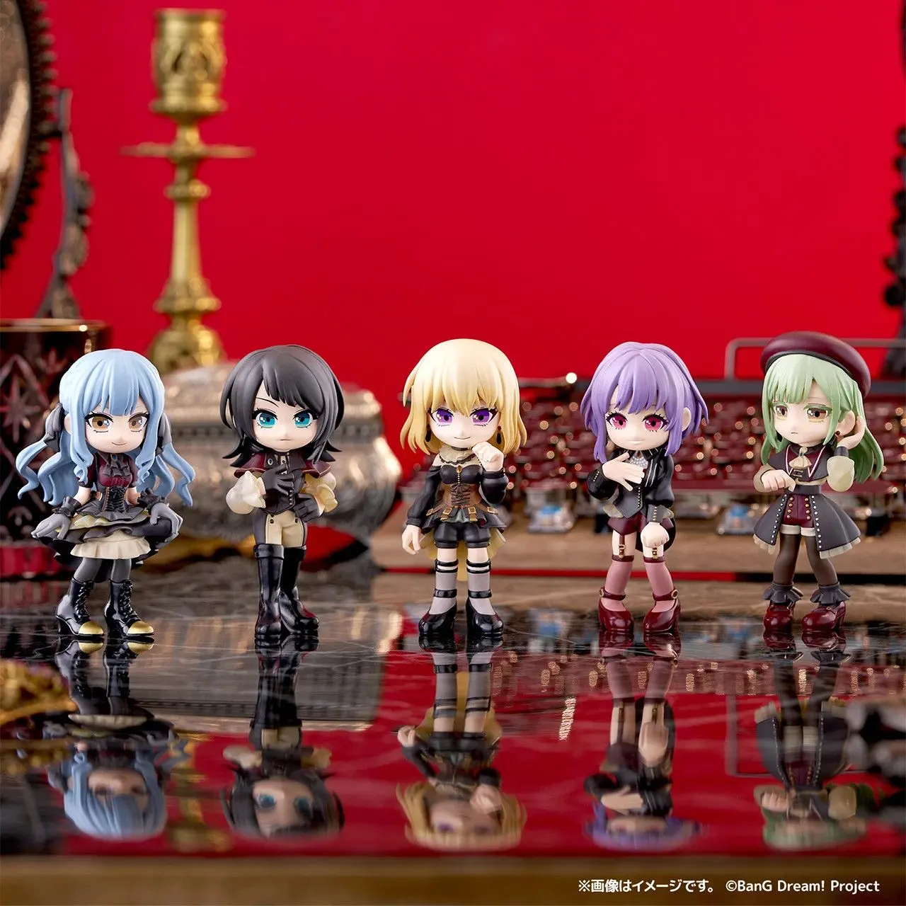 PalVerse BanG Dream! Mini Collectible Figure，Anime Character Desktop Ornament Blind Box