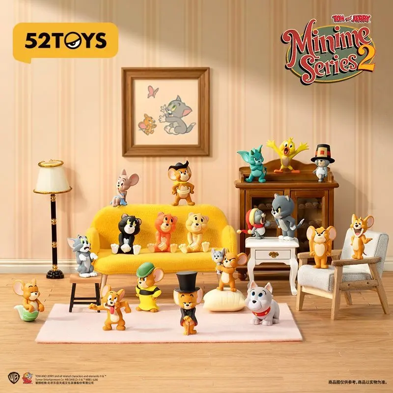 52TOYS Tom and Jerry Minime Series 2 Blind Box – Classic Cartoon Collectible Figures