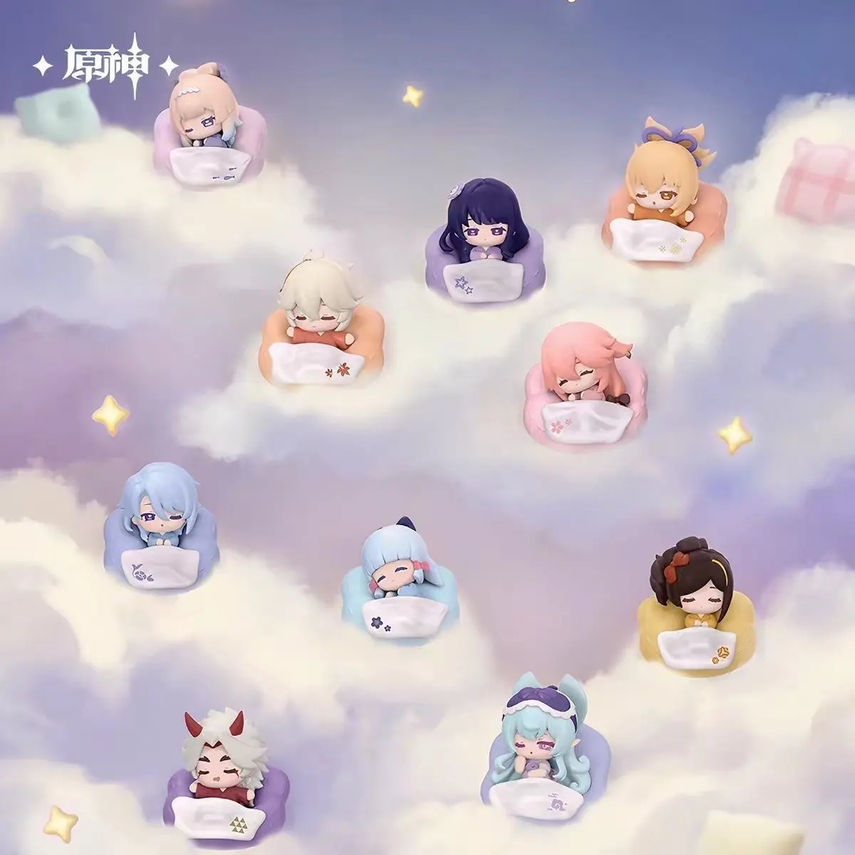 Genshin Impact Cloud Pillow Dream Wander Series Q Version Blind Box Fridge Magnets