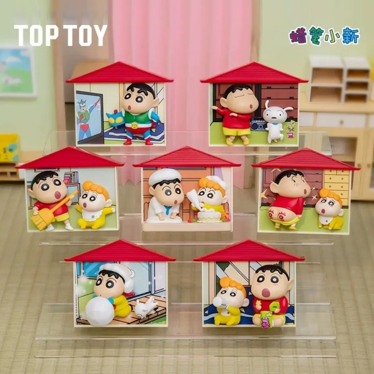 TOPTOY x Crayon Shin-Chan Nohara Family Fridge Magnet Series