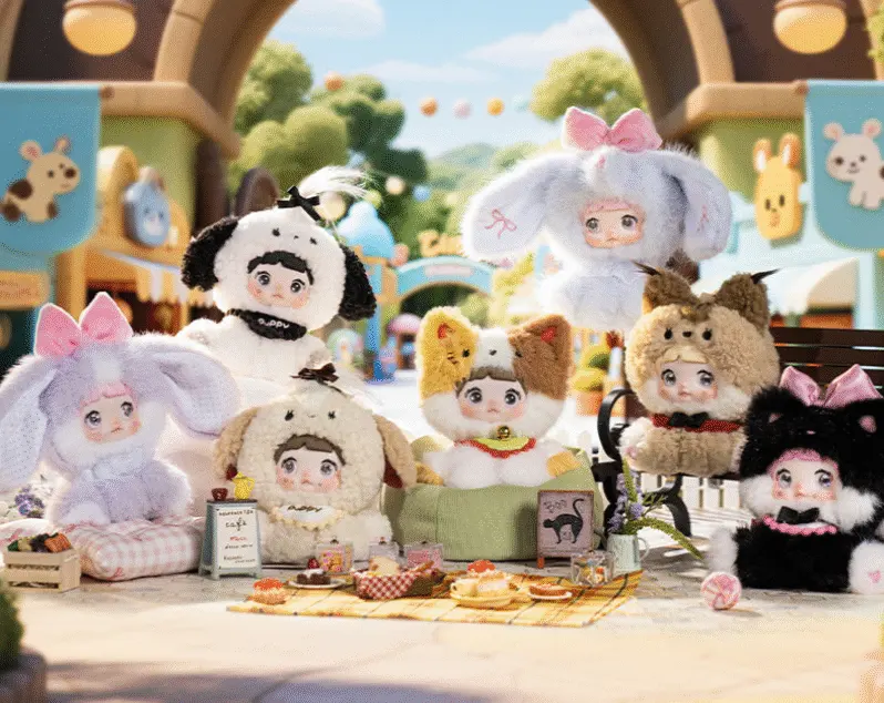CALEMBOU Plush Blind Box Nommi Sitting Zoo Series Single Box