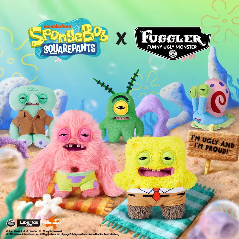 Fuggler  SpongeBob Plush keychain