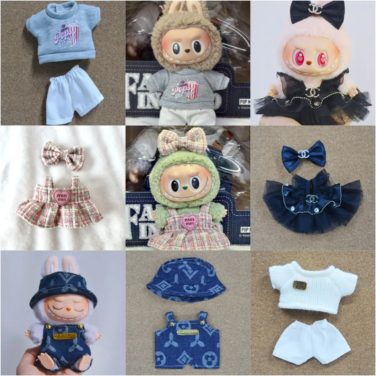 Labubu Doll Clothes Set A