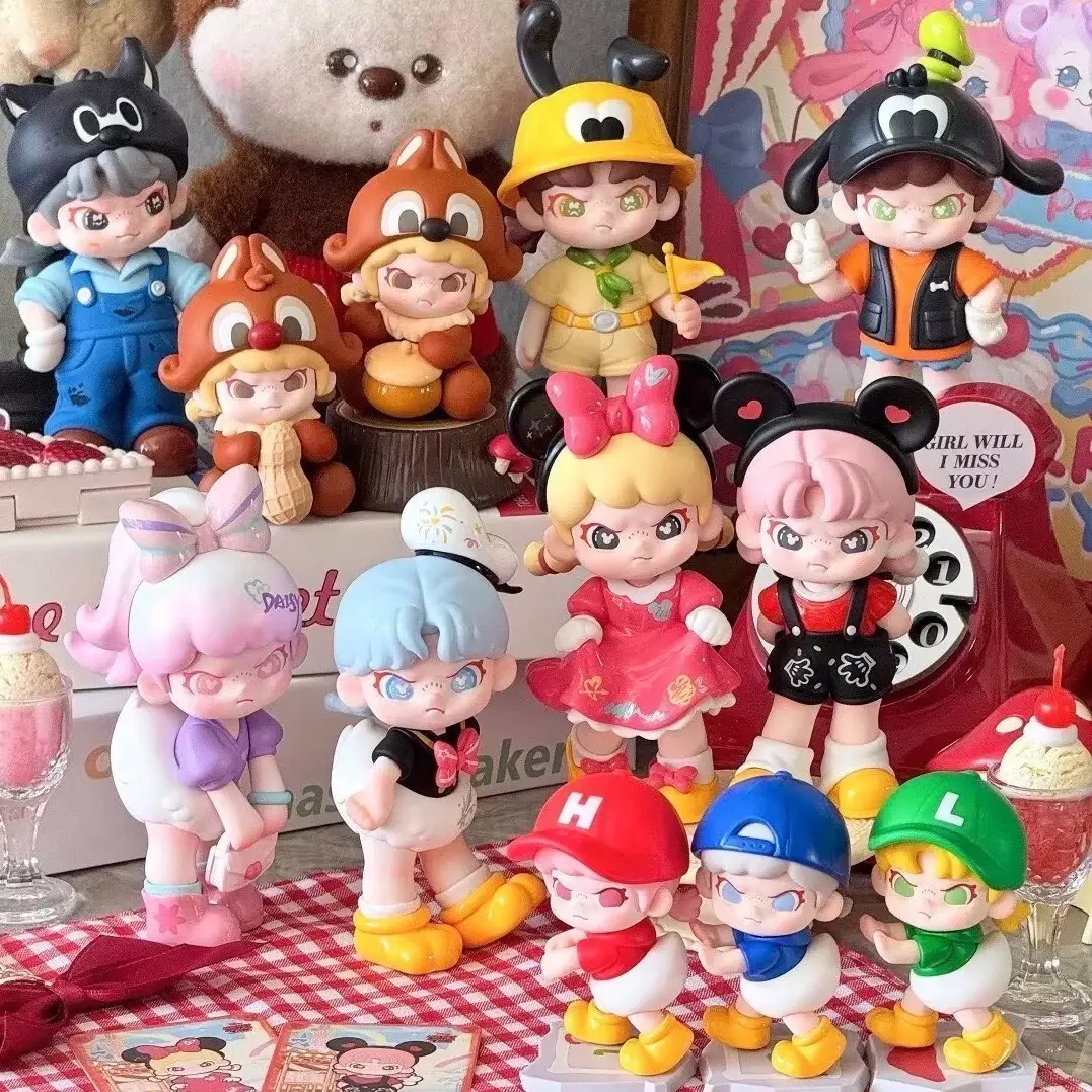 TNTSPCAE DORA LOVES MICKEY SERIES BLIND BOX FIGURES ART TOY HOT GIFT