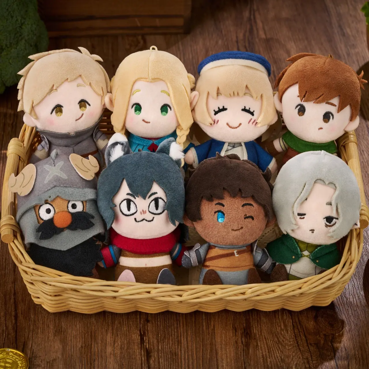 Delicious in Dungeon Plush Finger Puppet Keychain Blind Box