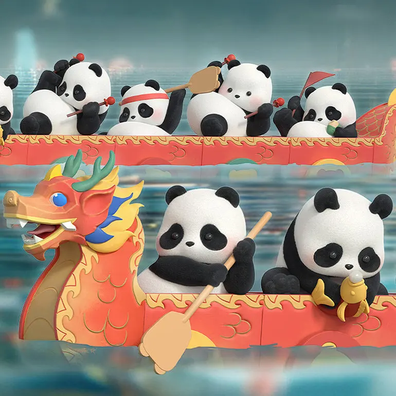 Panda Roll Dragon Boat Racing Series Blind Box