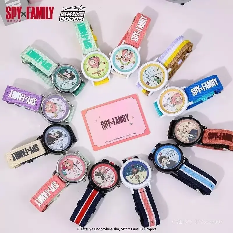 Spy x Family Anya Forger Character Nylon Strap Quartz Wrist Watch Blind Box