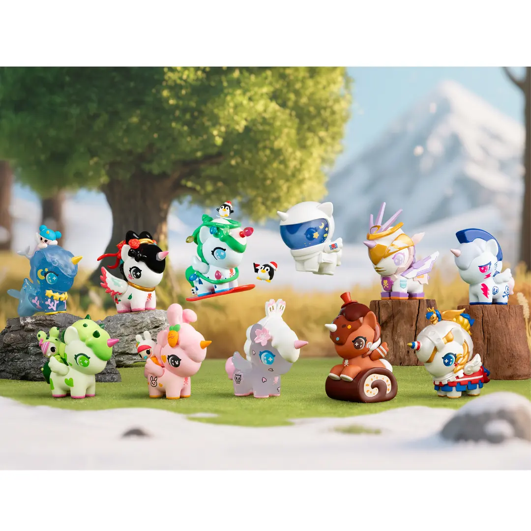 Display Chibi Style Unicorno Seasons in Bloom Series Blind Box