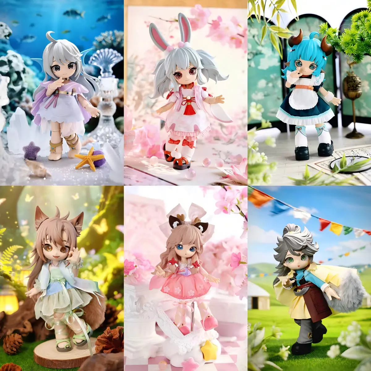 Fantasy Myth‑Theme 1/12 Scale MJD Action Figure Blind Box