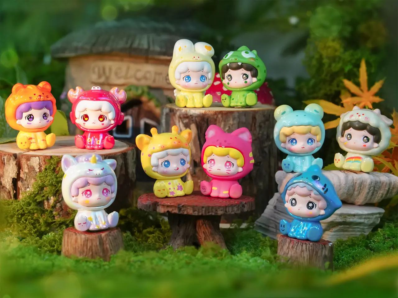 Litter Bear Forest Wonderland City Series (Buy 5 Sets, Get 1 Display Free)