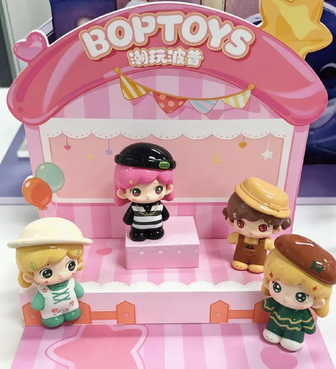 【Display】HANABEAR Sweet Time Show Blind Box | Heat Changing Collectible Figure, Girls Desktop Decor Gift
