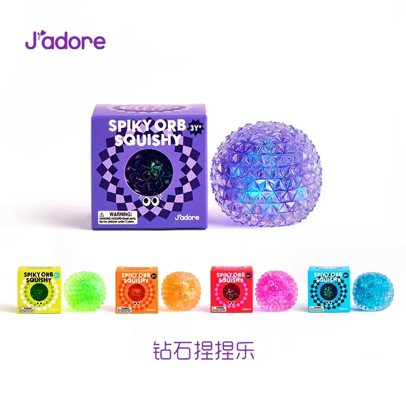 (Ship from US)Jadore Diamond Squeeze Ball – Non-Toxic Slow Rebound Stress Relief Toy
