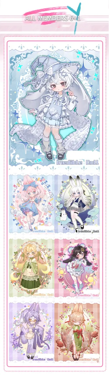 Moon Jumping Time Bunny Series BJD Doll Blind Box