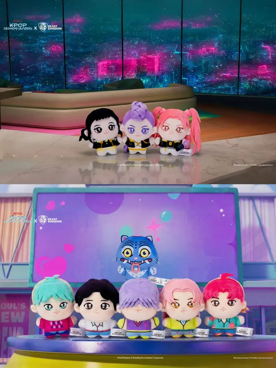 Beast Kingdom KPOP Demon Hunters Plush Blind Box Keychain