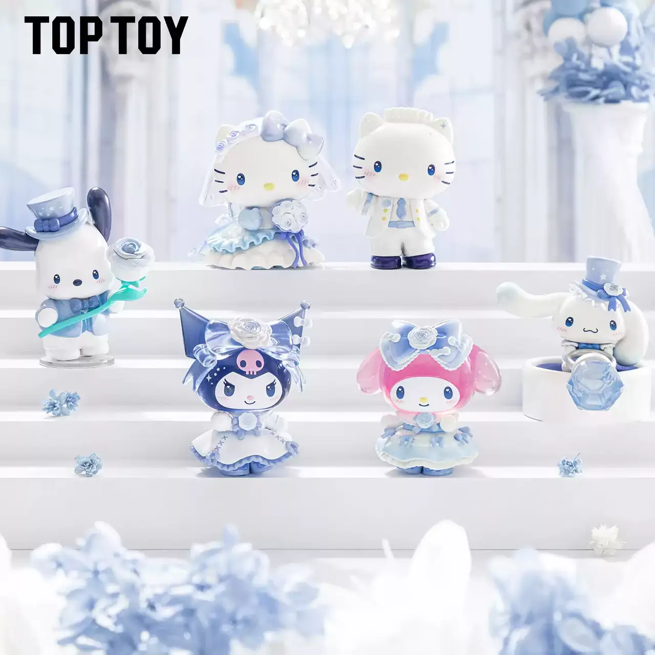 【valentine】【LOVE】Sanrio Characters Romantic Wedding Series Figure Blind Box