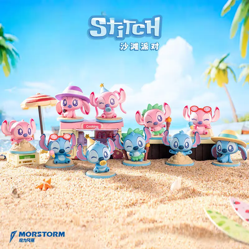 MORSTORM Stitch Beach Party Blind Box Figurines